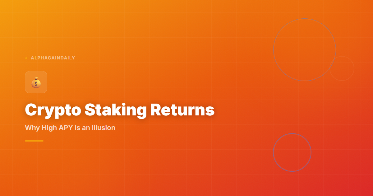 Understanding Crypto Staking Returns: Why High APY is an Illusion